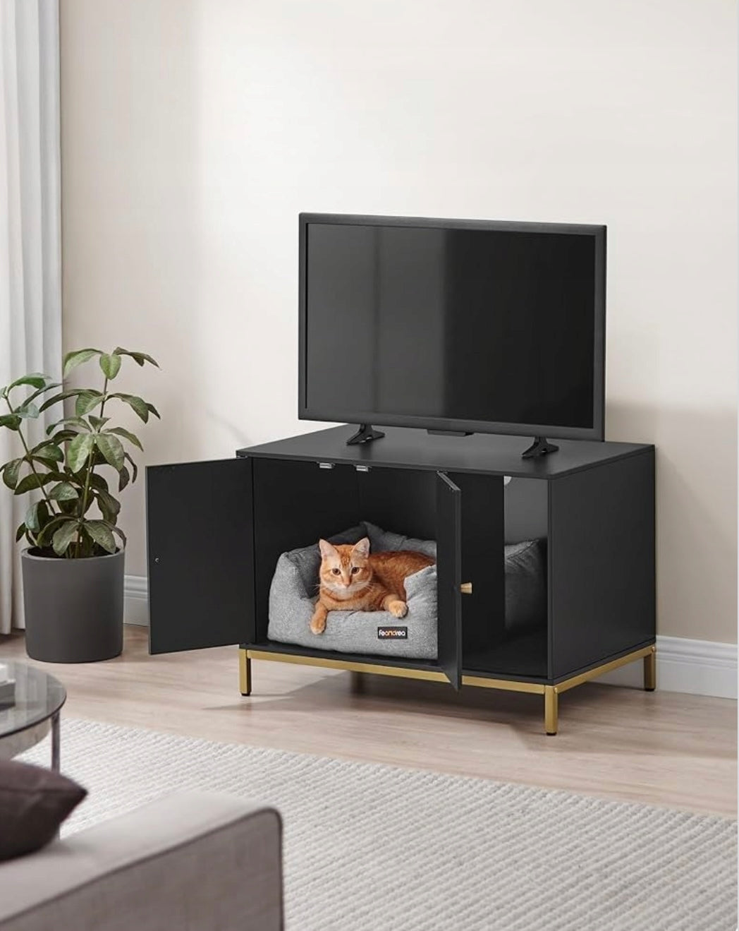 CAT SCRATCHER CABINET COTTAGE BED CAVE LITTER BOX CHEST OF DRAWERS BOOKCASE MAT! Brand no brand