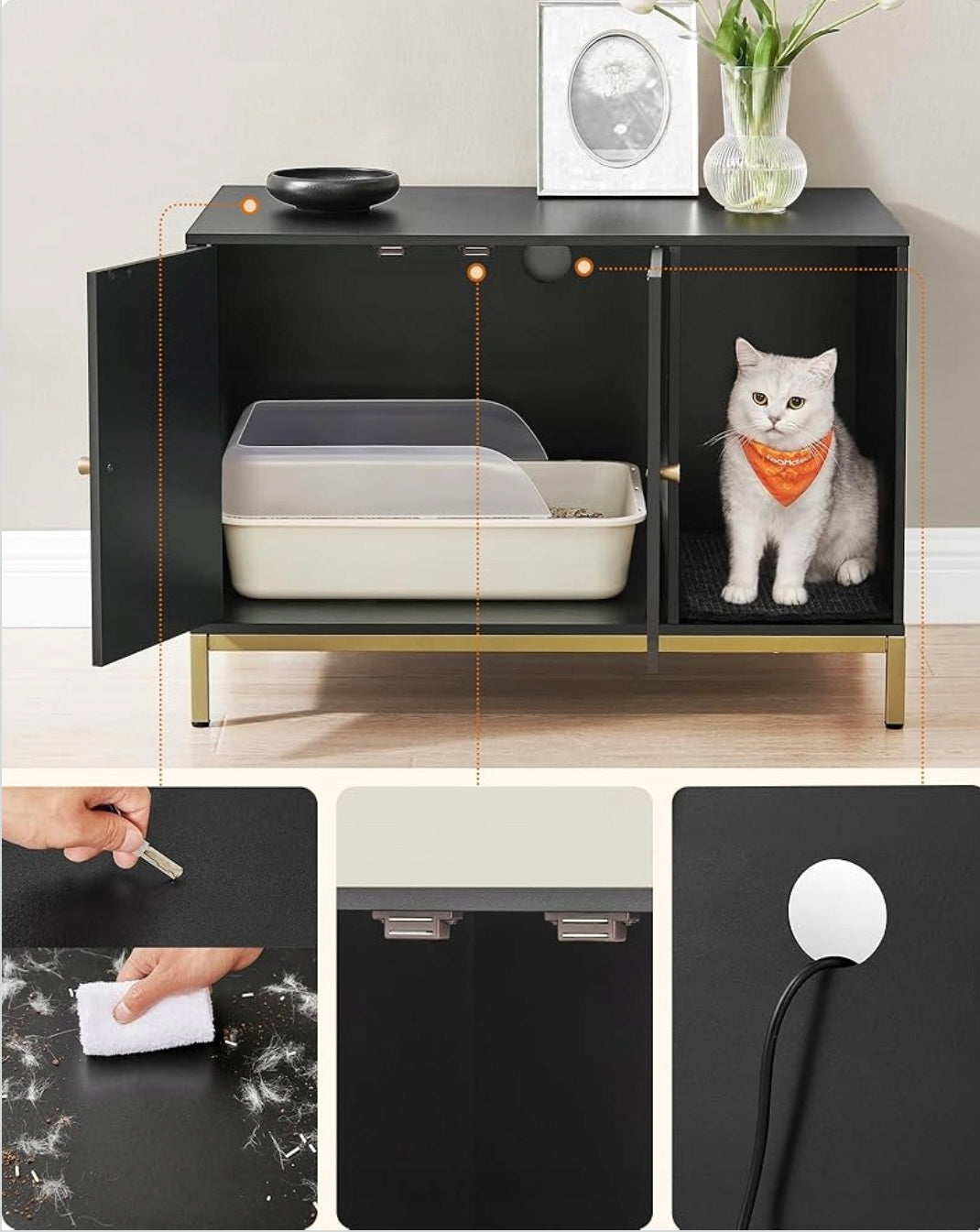 CAT SCRATCHER CABINET COTTAGE BED CAVE LITTER BOX CHEST OF DRAWERS BOOKCASE MAT! Manufacturer code Budka mebel stylowa premium nowoczesna!