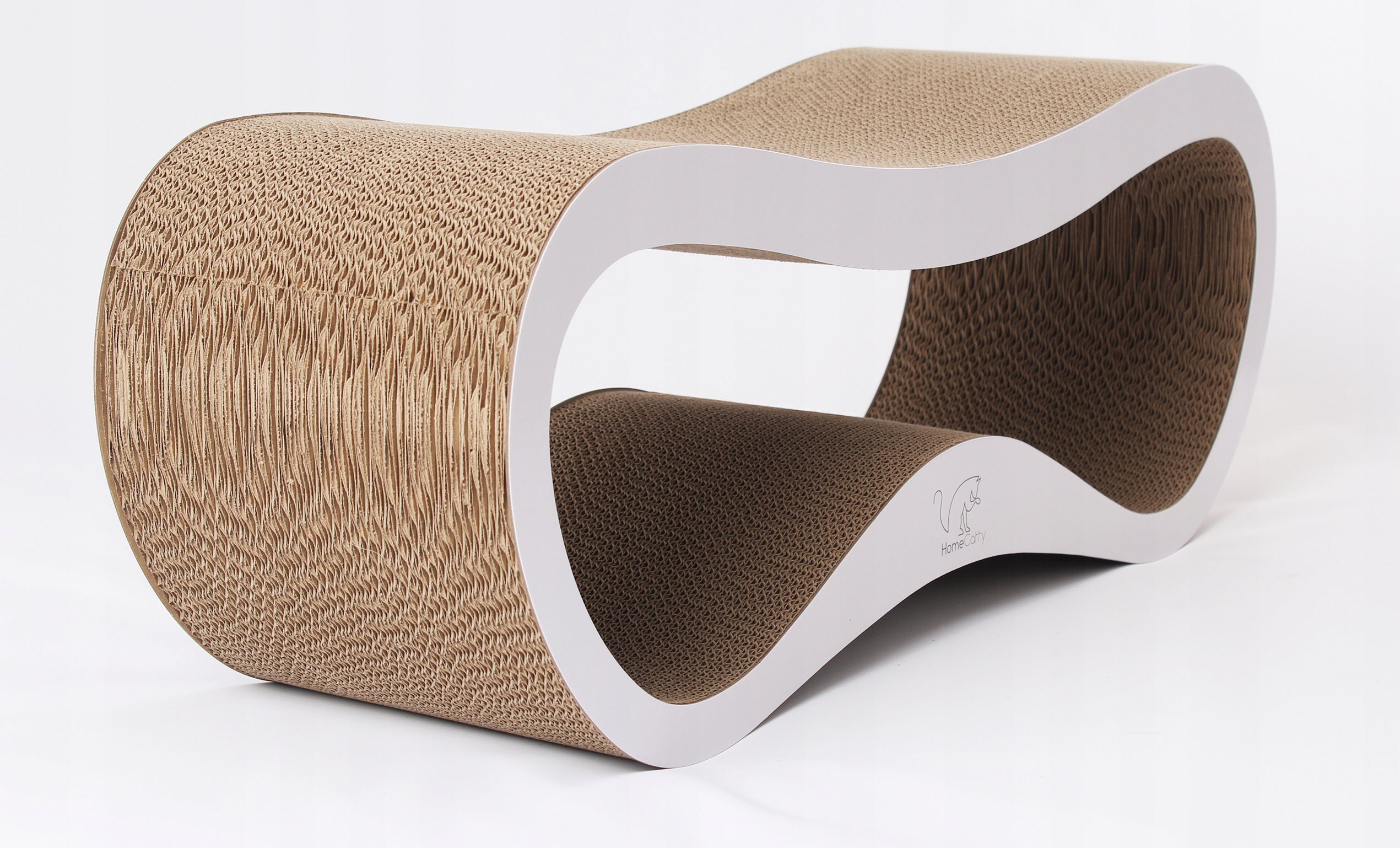 CAT SCRATCHER CARDBOARD LARGE 75x26x25 cm CARDBOARD BED HomeCatty Manufacturer code 12374
