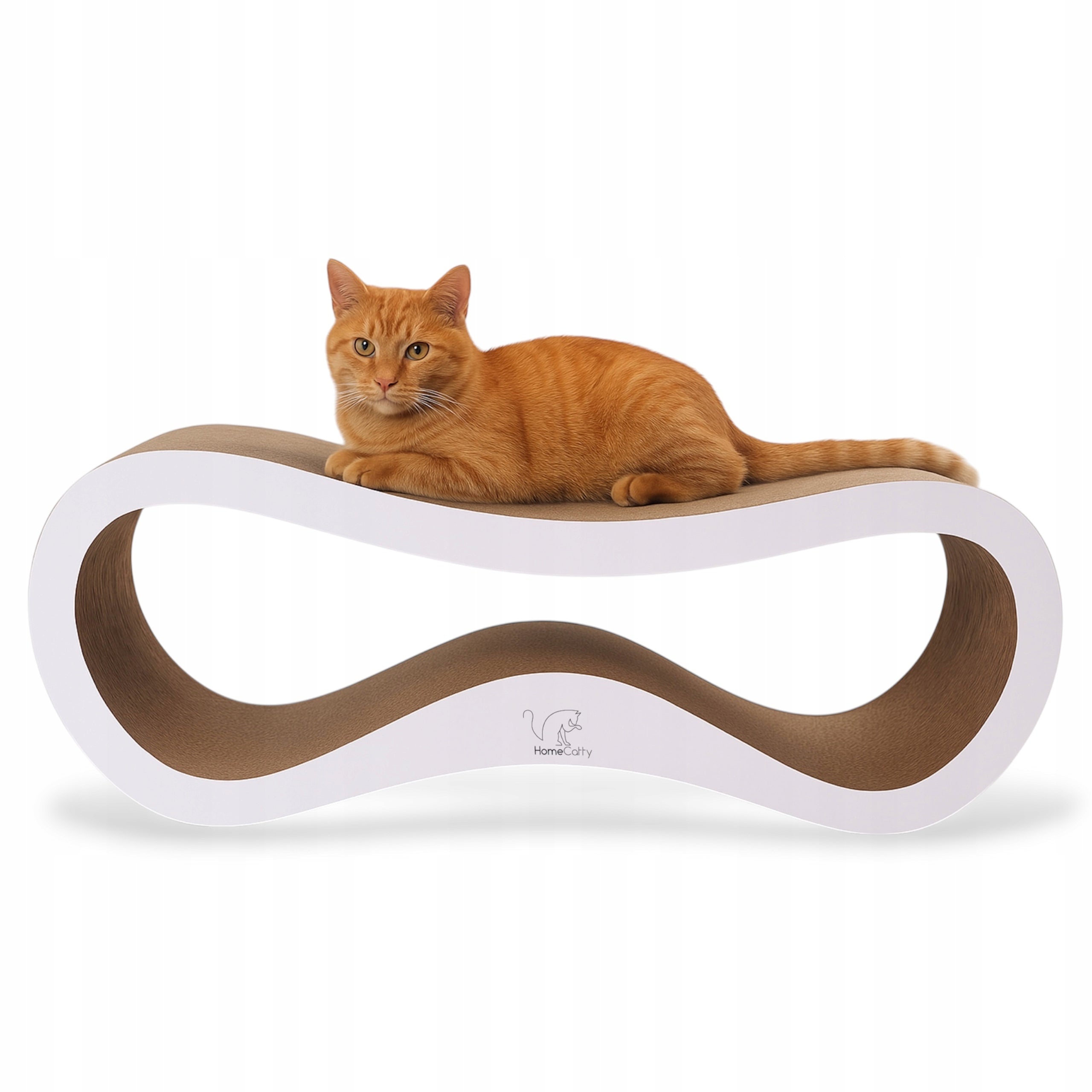 CAT SCRATCHER CARDBOARD LARGE 75x26x25 cm CARDBOARD BED HomeCatty