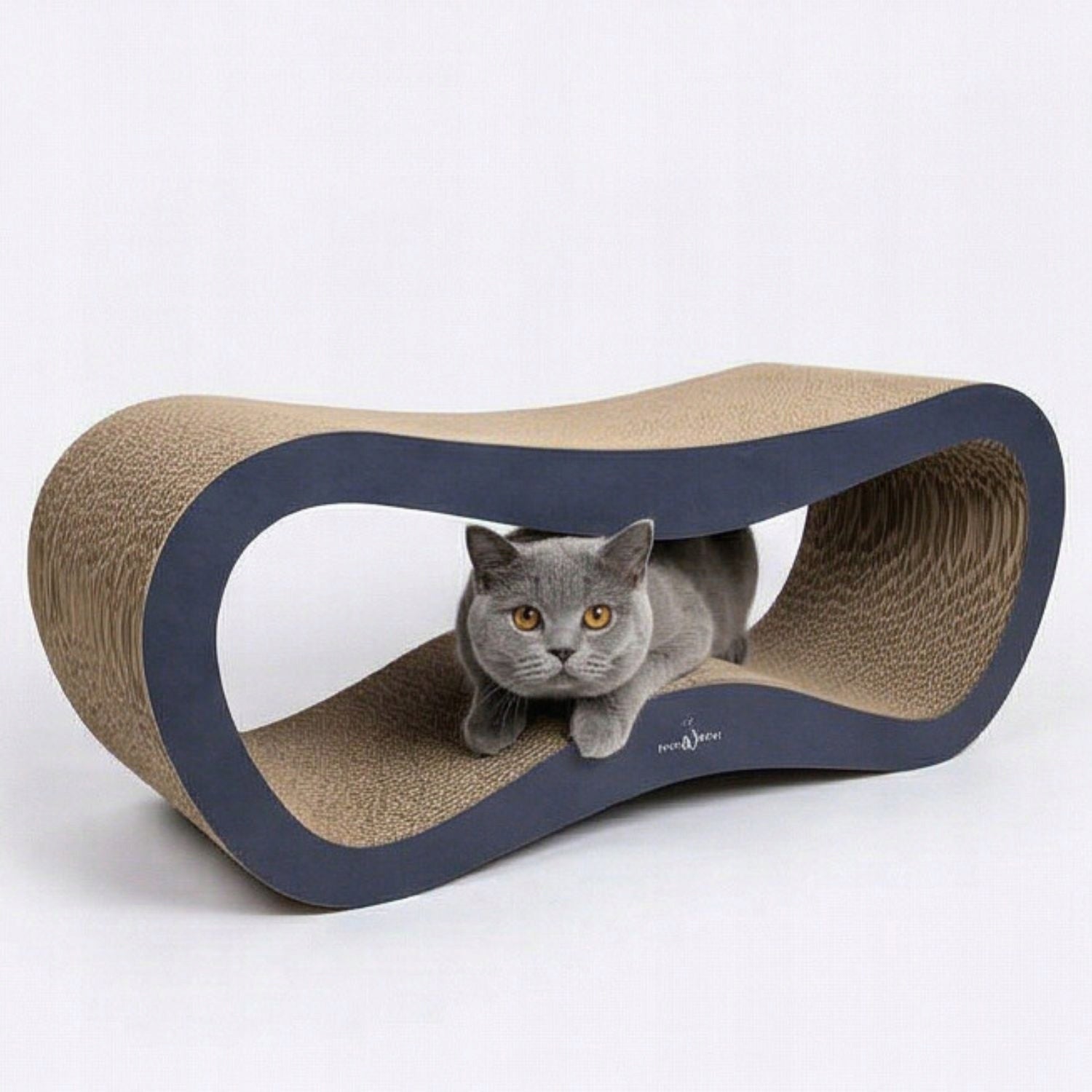 CAT SCRATCHER CARDBOARD LARGE BED 78x28x24 cm Mruu&Pruu Brand Mruu&Pruu