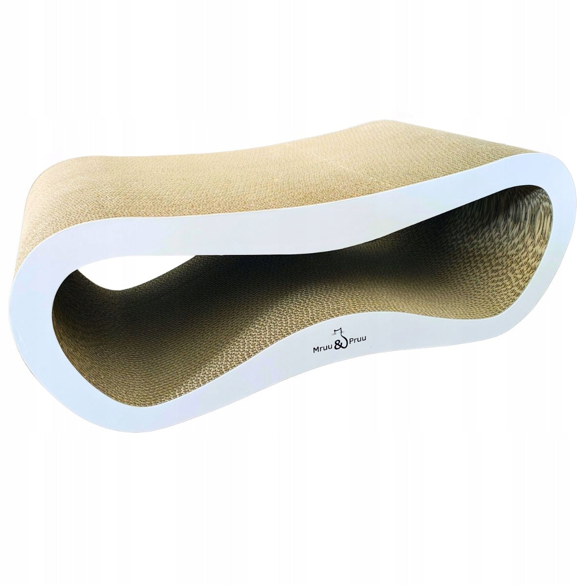 CAT SCRATCHER CARDBOARD LARGE LEON XXL BED 78x28x40 cm Mruu&Pruu Height (cm) up to 60 cm