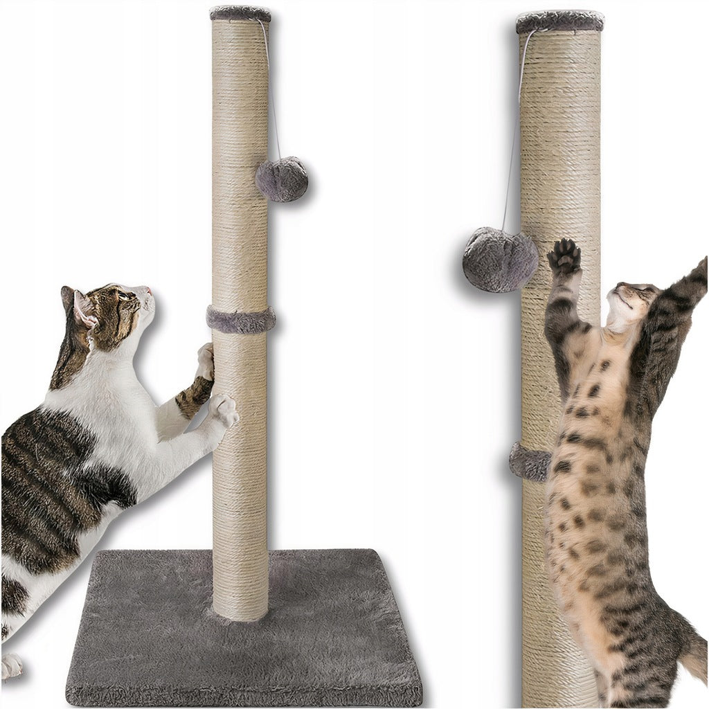CAT SCRATCHER HIGH BED POST + TOY