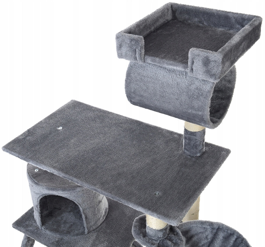 CAT SCRATCHER TOWER BED COTTAGE WITH HAMMOCK Kind tall scratching post bed scratching post scratching tower