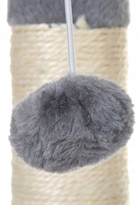CAT SCRATCHER TOWER COTTAGE LADDER ROPE TOY Color gray