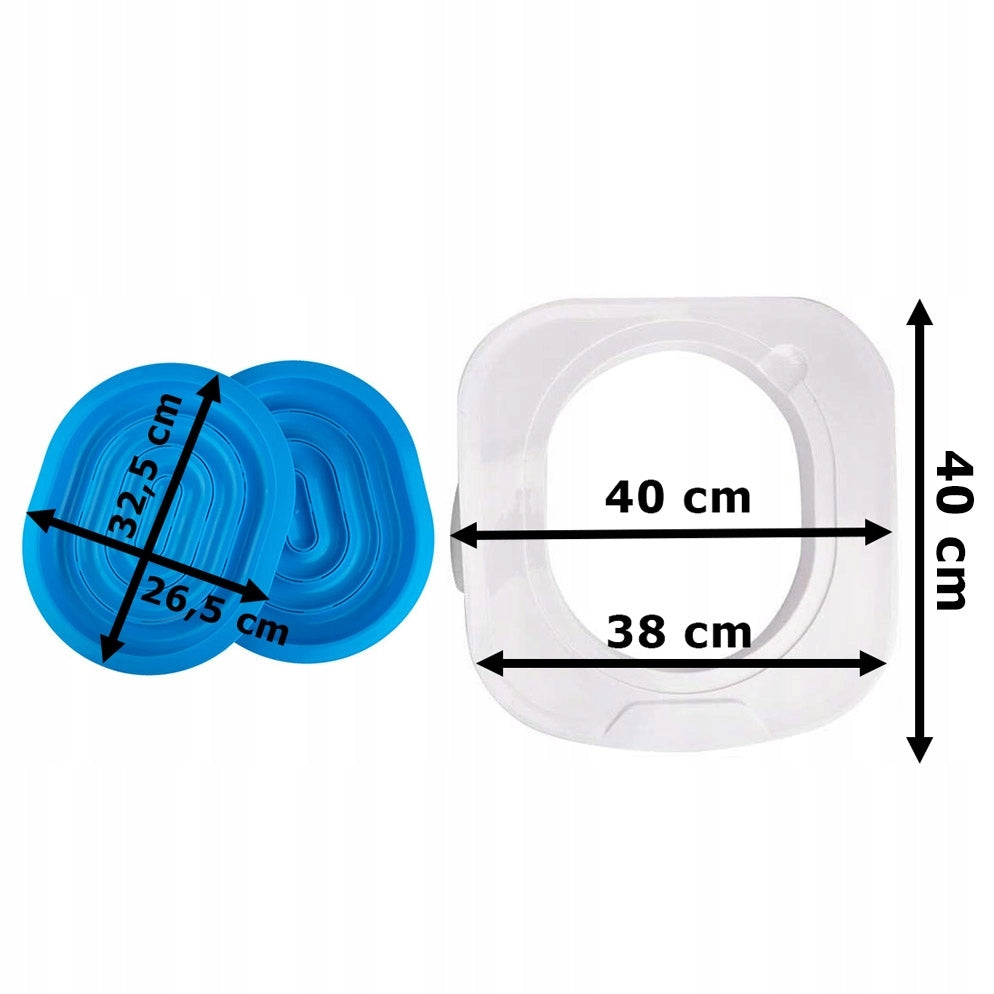 CAT TOILET COVER TOILET LEARNING TO USE TOILET LITTER BOX Brand ZWIERZOPASJA