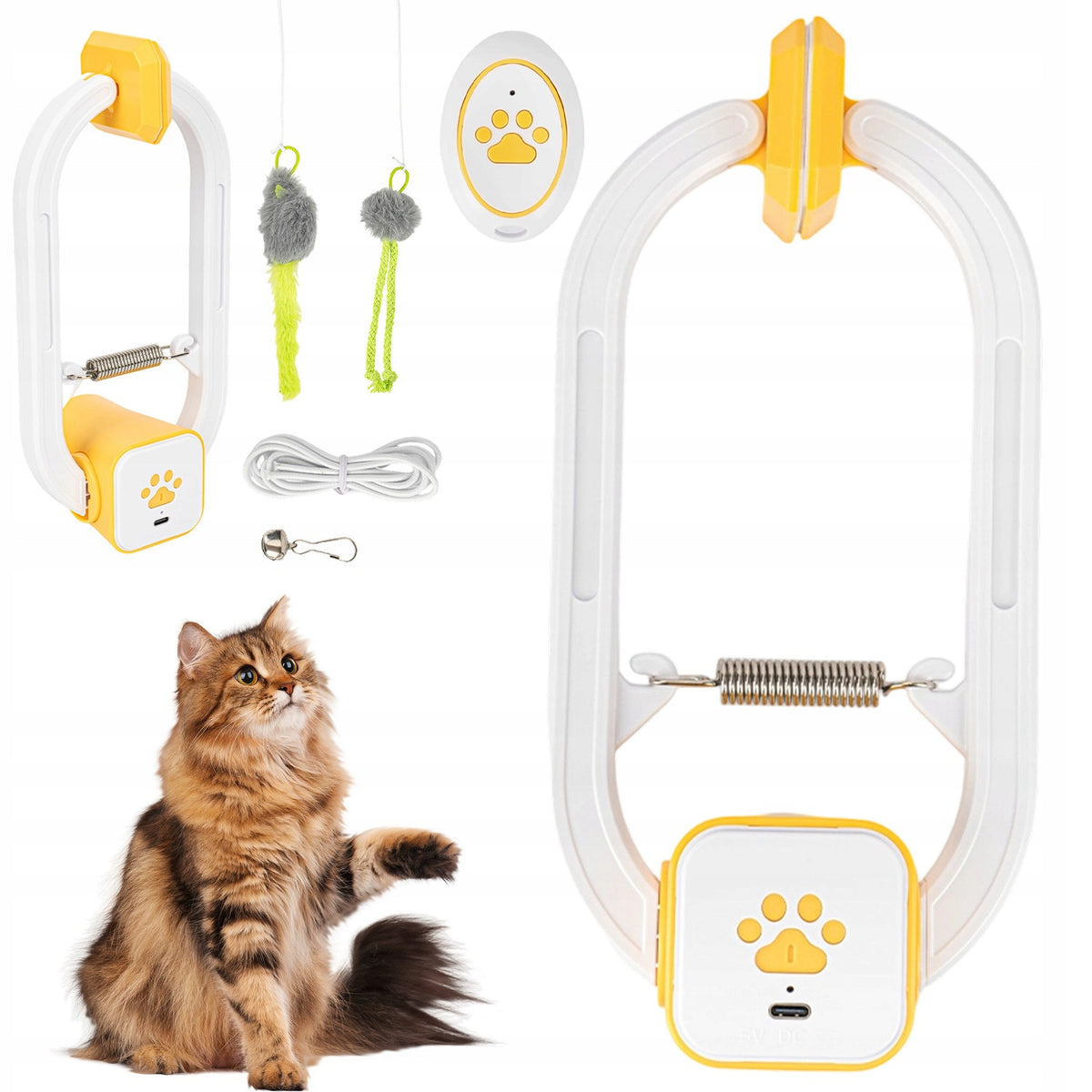CAT TOY AUTOMATIC 2 MODES OF MOVEMENT FIXED ON USB FURNITURE