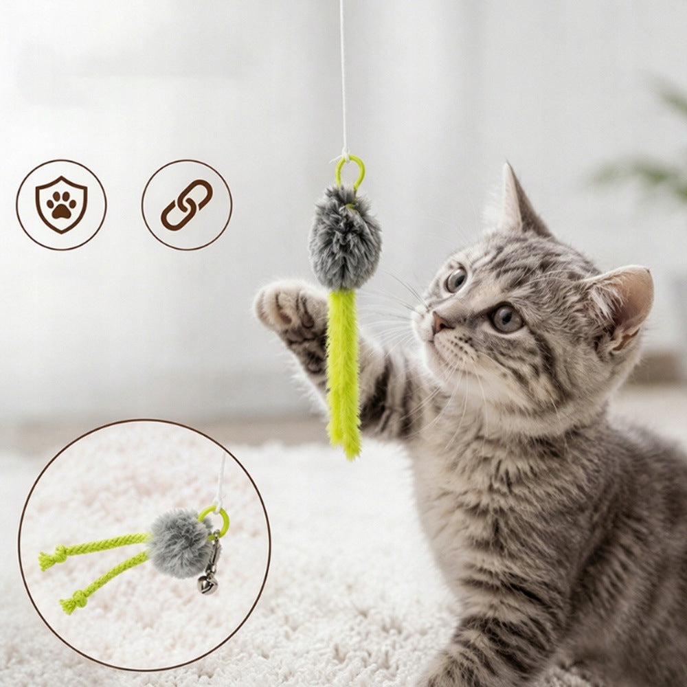 CAT TOY AUTOMATIC WITH REMOTE CONTROL FOR DOOR MOUNTING CHARGED USB Packaging status original