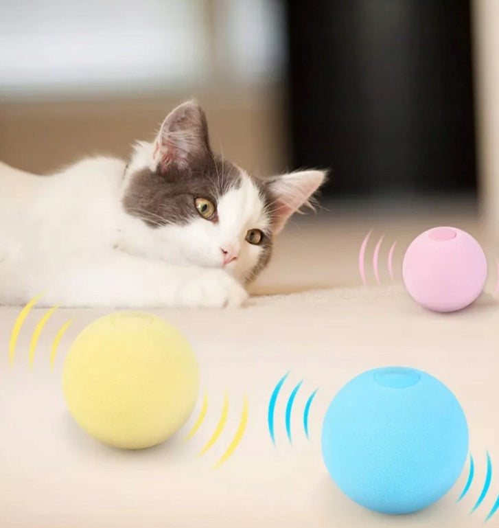 CAT TOY INTERACTIVE BALL + CATTNIP Brand Reverse