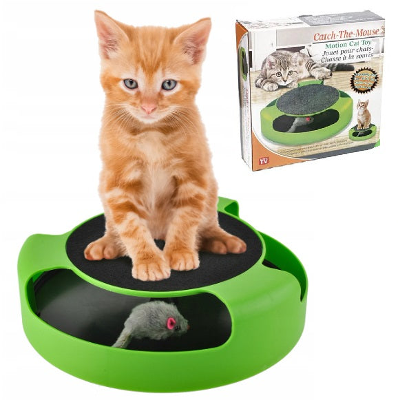 CAT TOY INTERACTIVE PRACTICAL SCRATCHING WHEEL WITH MOUSE Brand BNTrade
