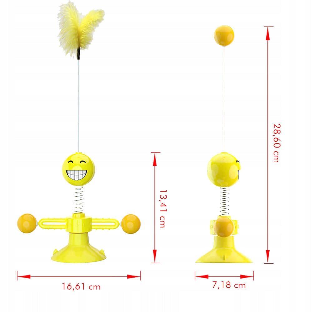 CAT TOY INTERACTIVE WITH FEATHER FOR INDEPENDENT PLAY SMIL Manufacturer code PET-TU2447