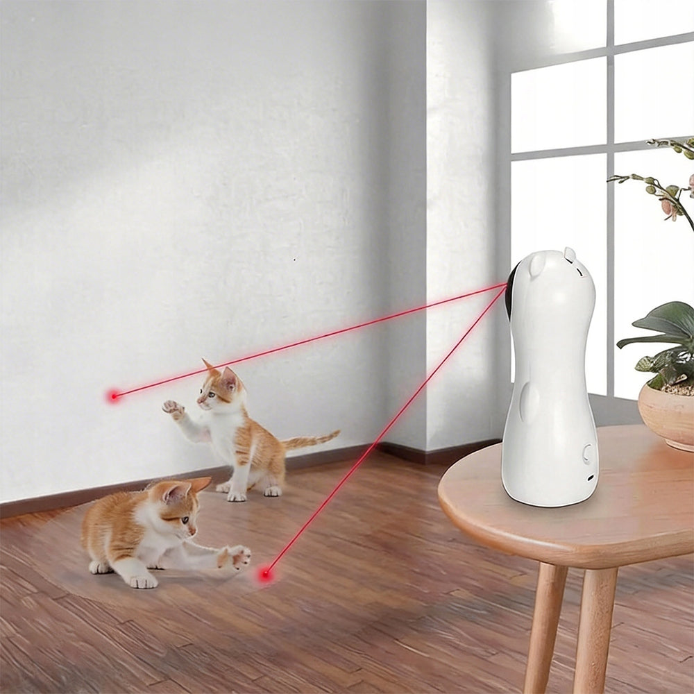 CAT TOY LASER AUTOMATIC SILENT INTERACTIVE 5 ANGLES HOUSE Brand no brand