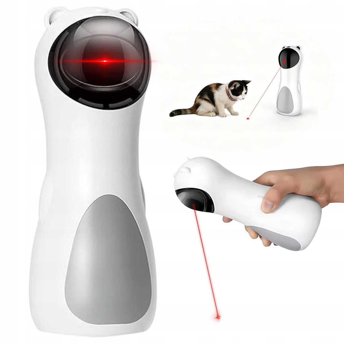 CAT TOY LASER AUTOMATIC SILENT INTERACTIVE 5 ANGLES HOUSE