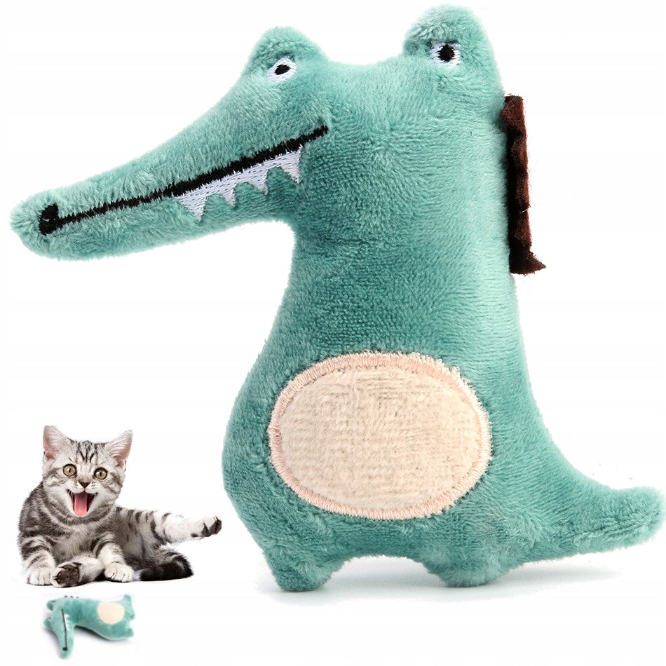CAT TOY PLUSH TOY CROCODILE CUDDLY PLUSH TOYS CAT TOYS
