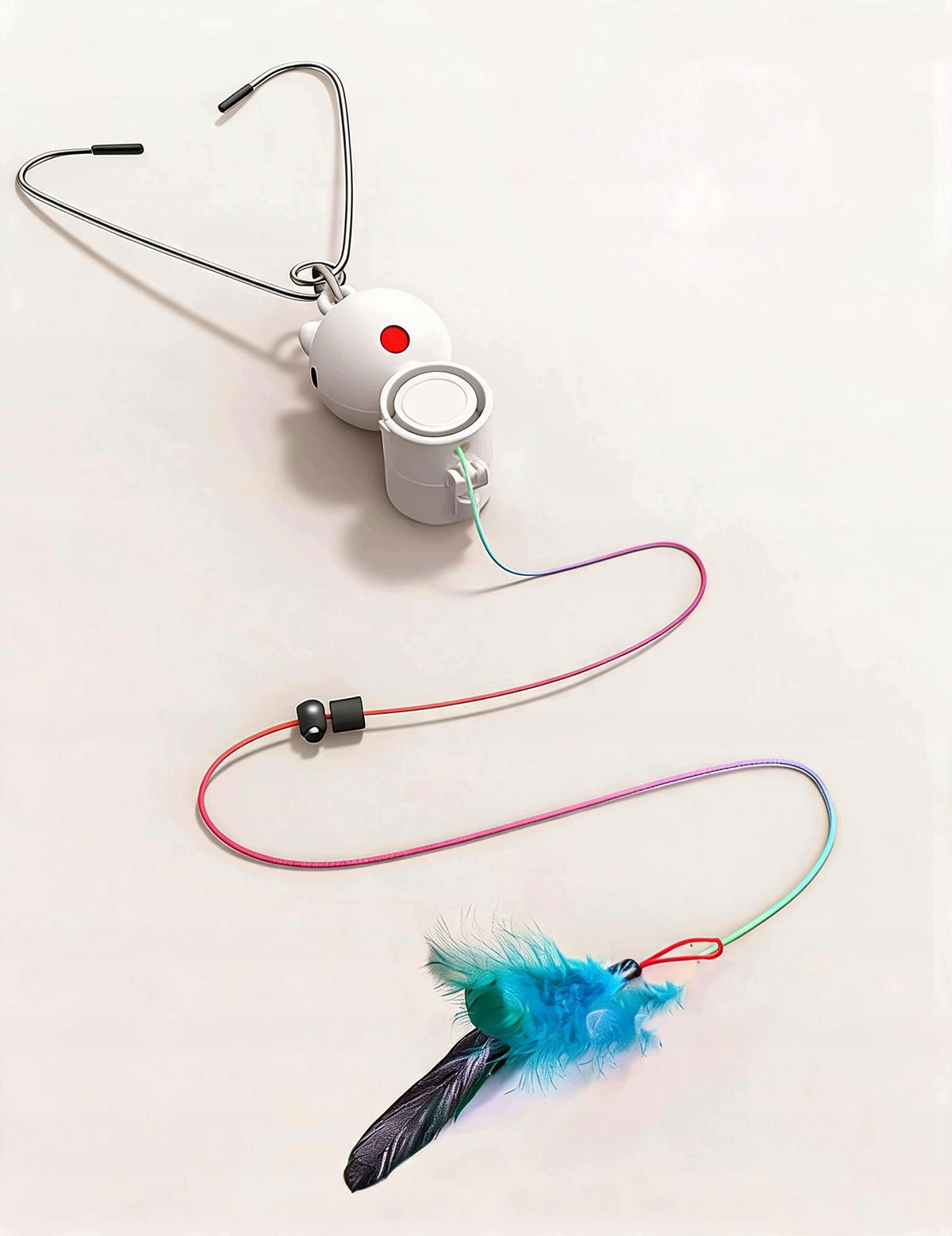 CAT TOY RETRACTABLE WAND+LASER INDICATOR 2MODE Packaging status original