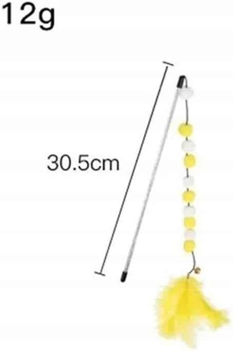 CAT TOY SET CAT FISHING ROD KITTEN 4 PIECES COLORFUL Brand no brand