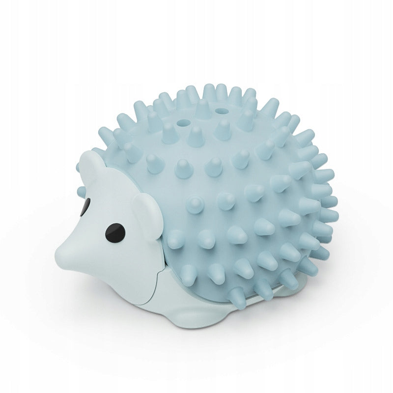 CAT TOY SIEMIEC SILICONE HEDGEHOG WITH CATNIP COMPACT BLUE