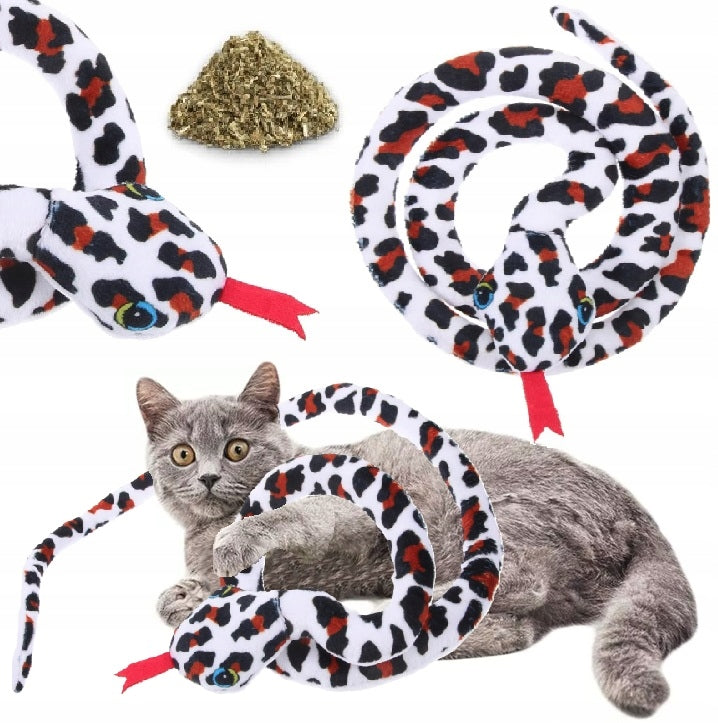 CAT TOY SNAKE WITH CATNIP RUSTLING LONG