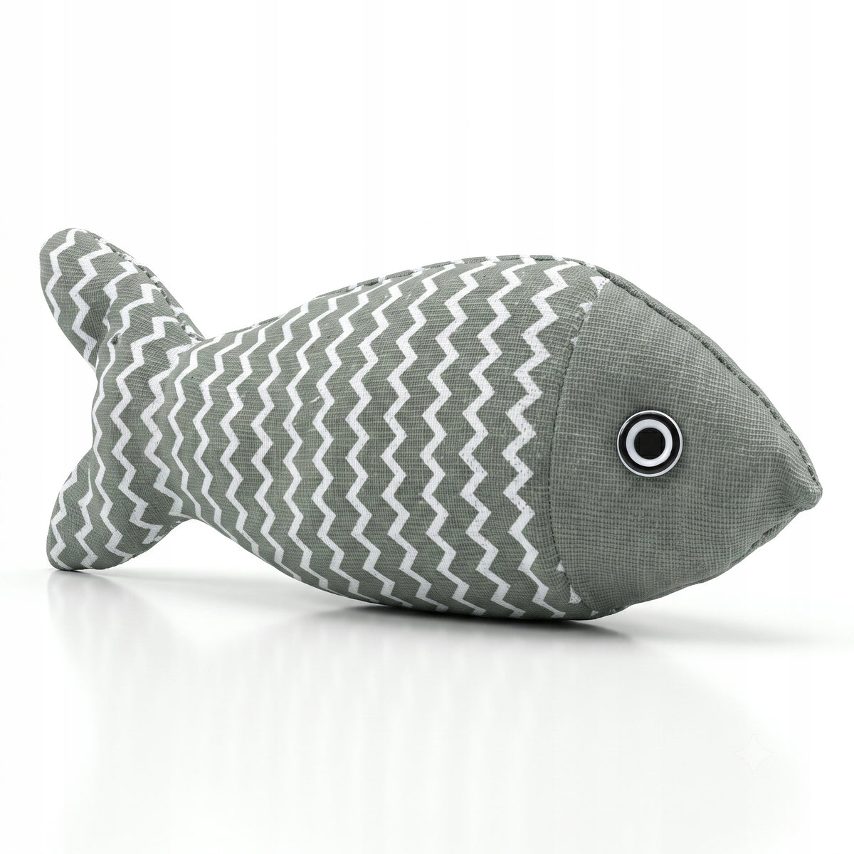 CAT TOY WITH CATNIP PLUSH FISH TEETHER 21cm Manufacturer code PET-011-Grey