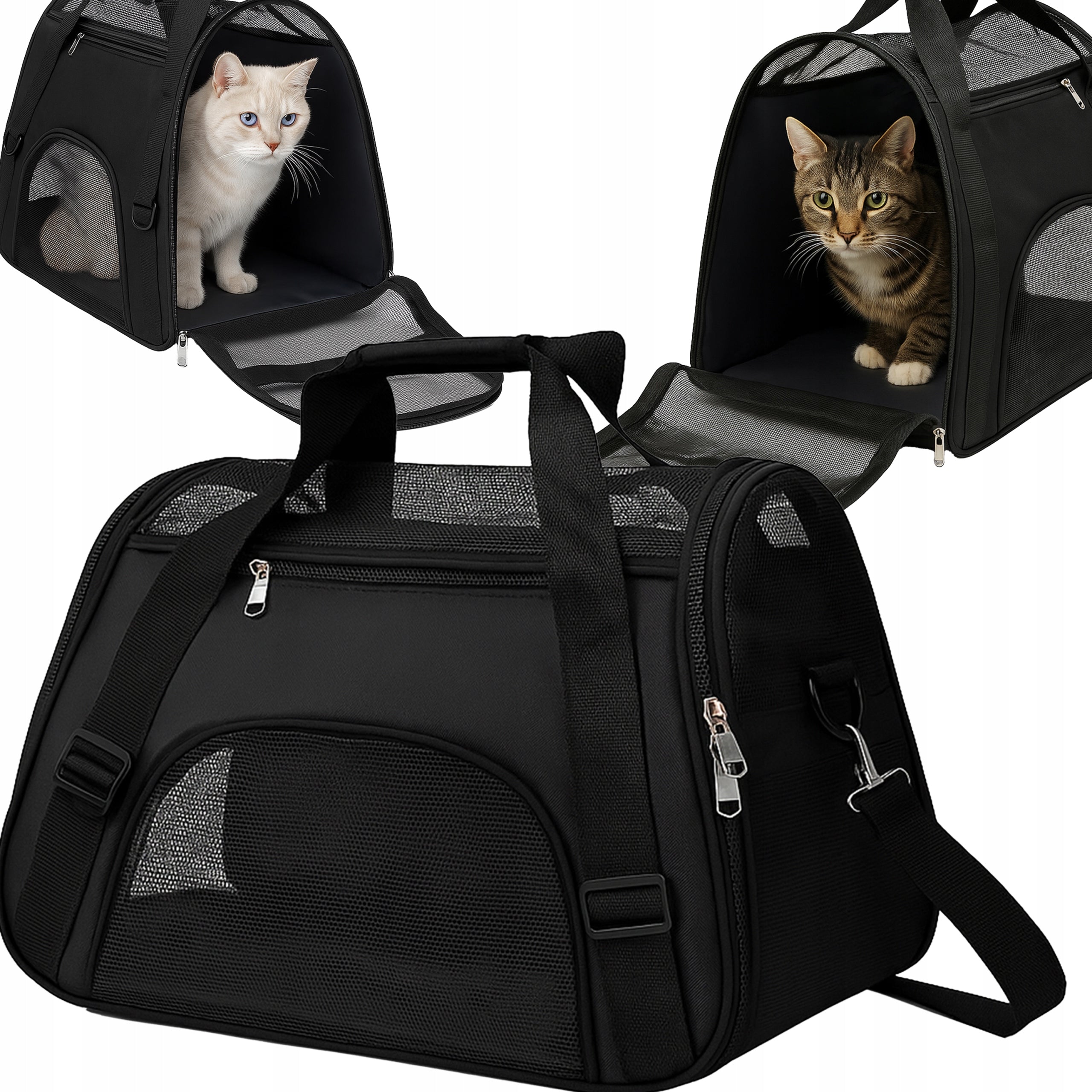CAT TRANSPORTER DOG RABBIT ANIMALS LARGE STRONG BAG 53x32x26 cm