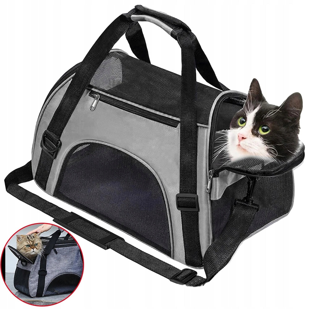 CAT TRANSPORTER DOG RABBIT CAGE PLAYPEN ANIMALS PORTABLE CAGE