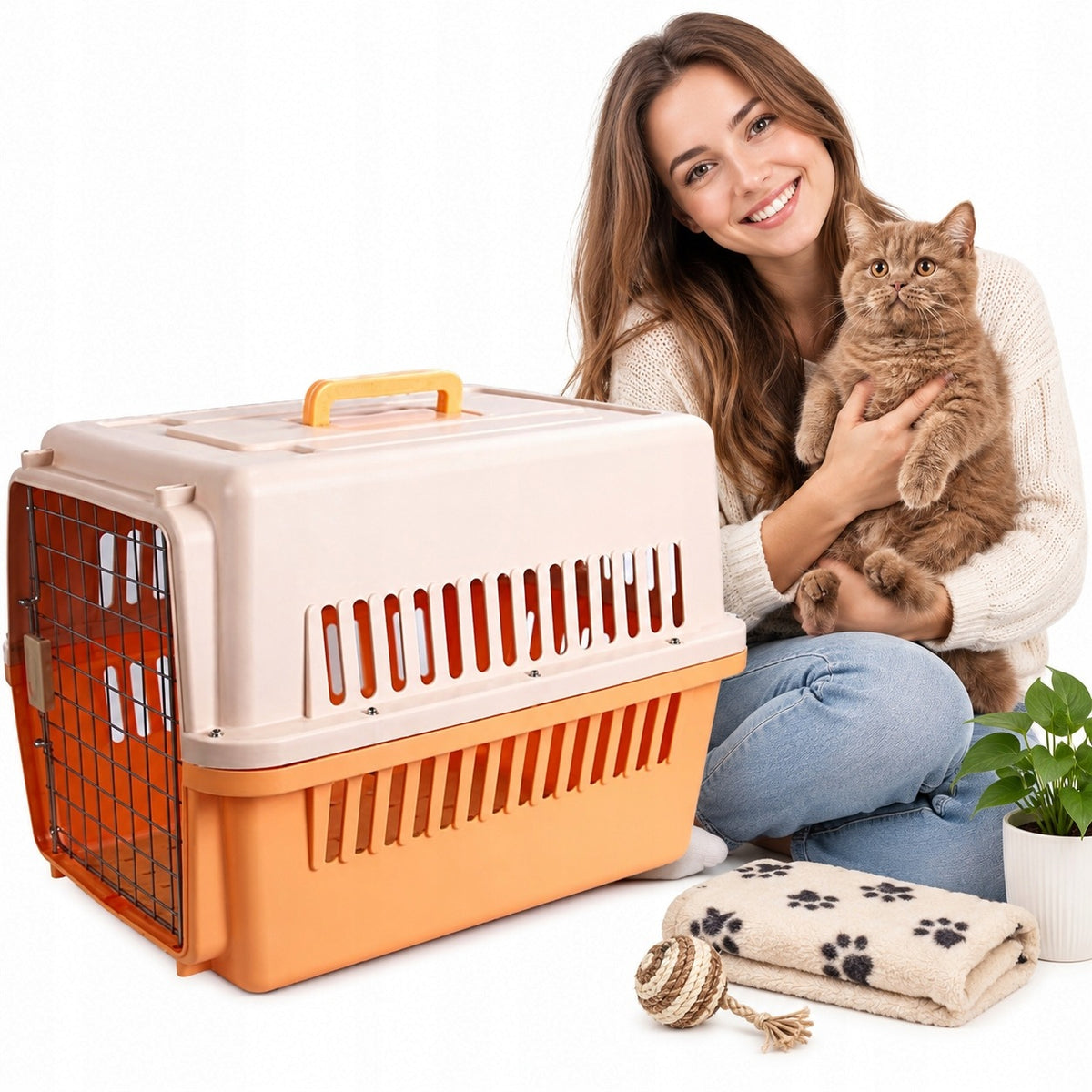 CAT TRANSPORTER RABBIT DOG ANYTECH TOM ORANGE