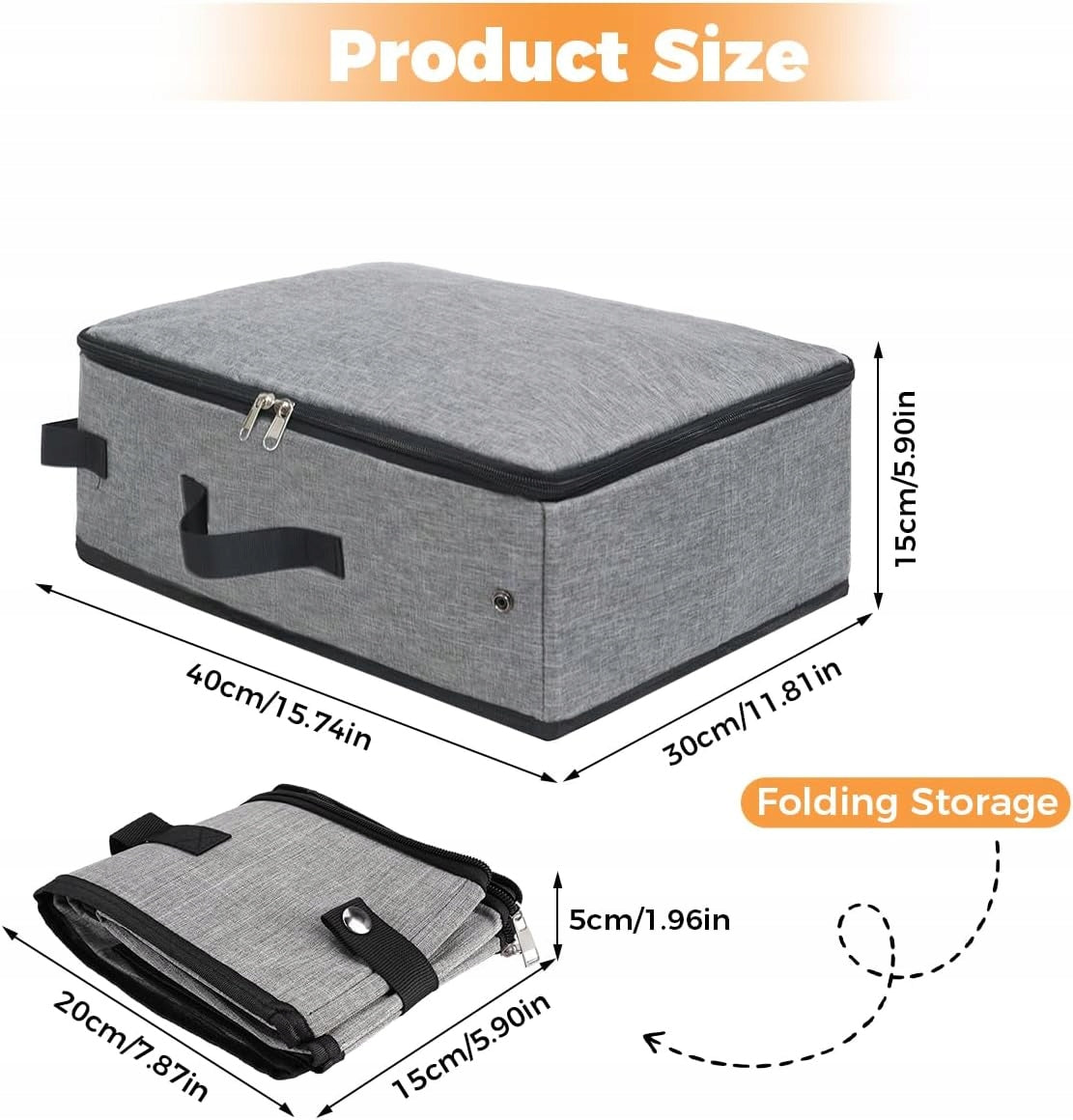 CAT TRAVEL FOLDING LITTER BOX WITH OXFORD COVER LIGHT PRACTICAL GREY Packaging status original