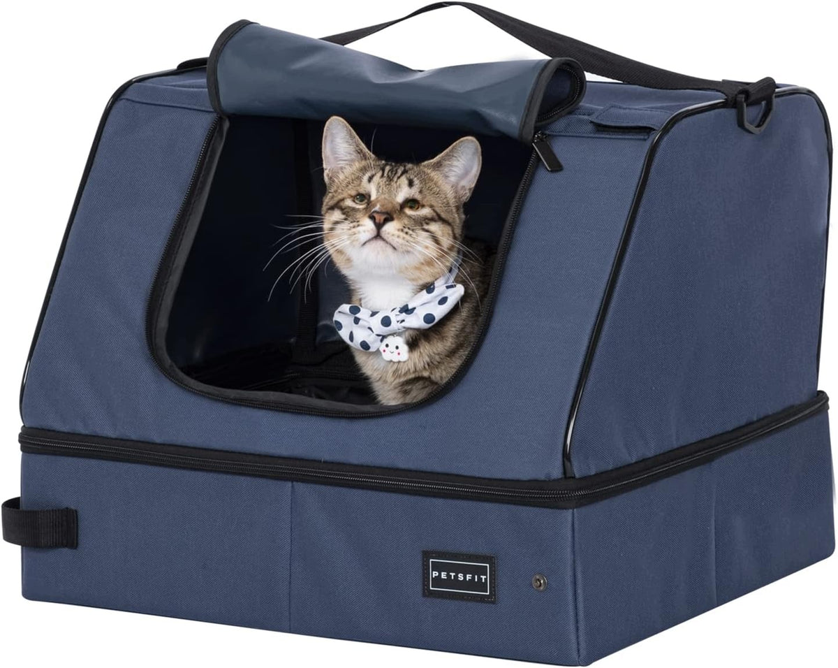 CAT TRAVEL LITTER BOX FOLDABLE WATERPROOF 44X33X34 CM