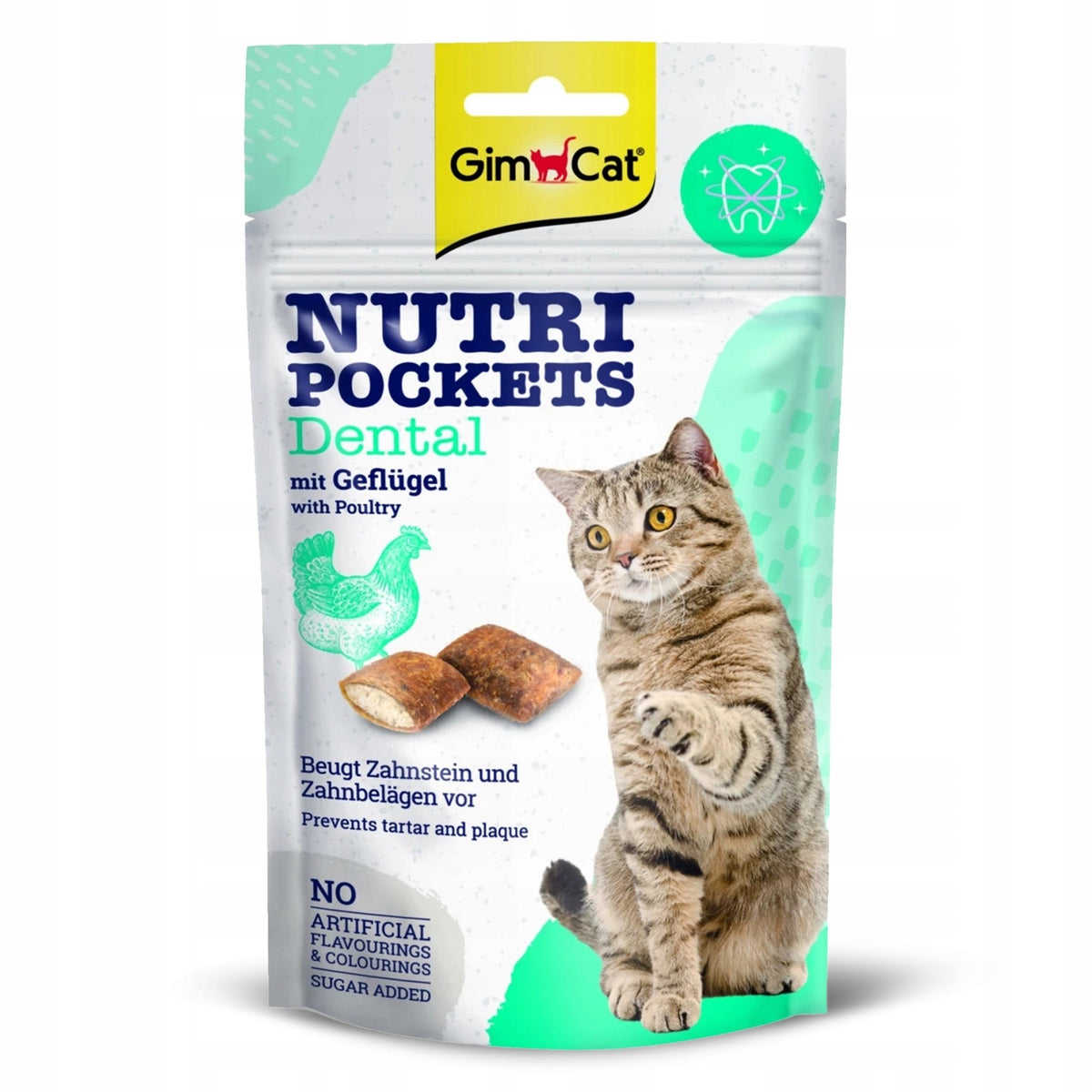 CAT TREATS FOR TEETH DENTAL CRISPS 60G CLEANS STONE