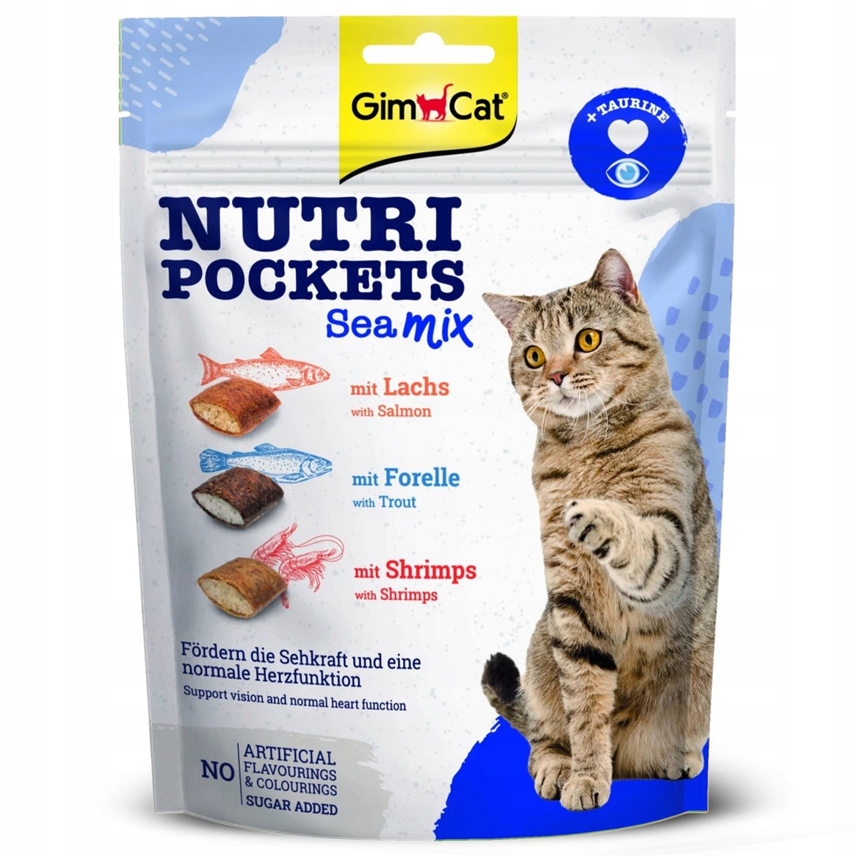 CAT TREATS MIX SEA CRISPS CAT FOR EYES HEART TAURINE 150G