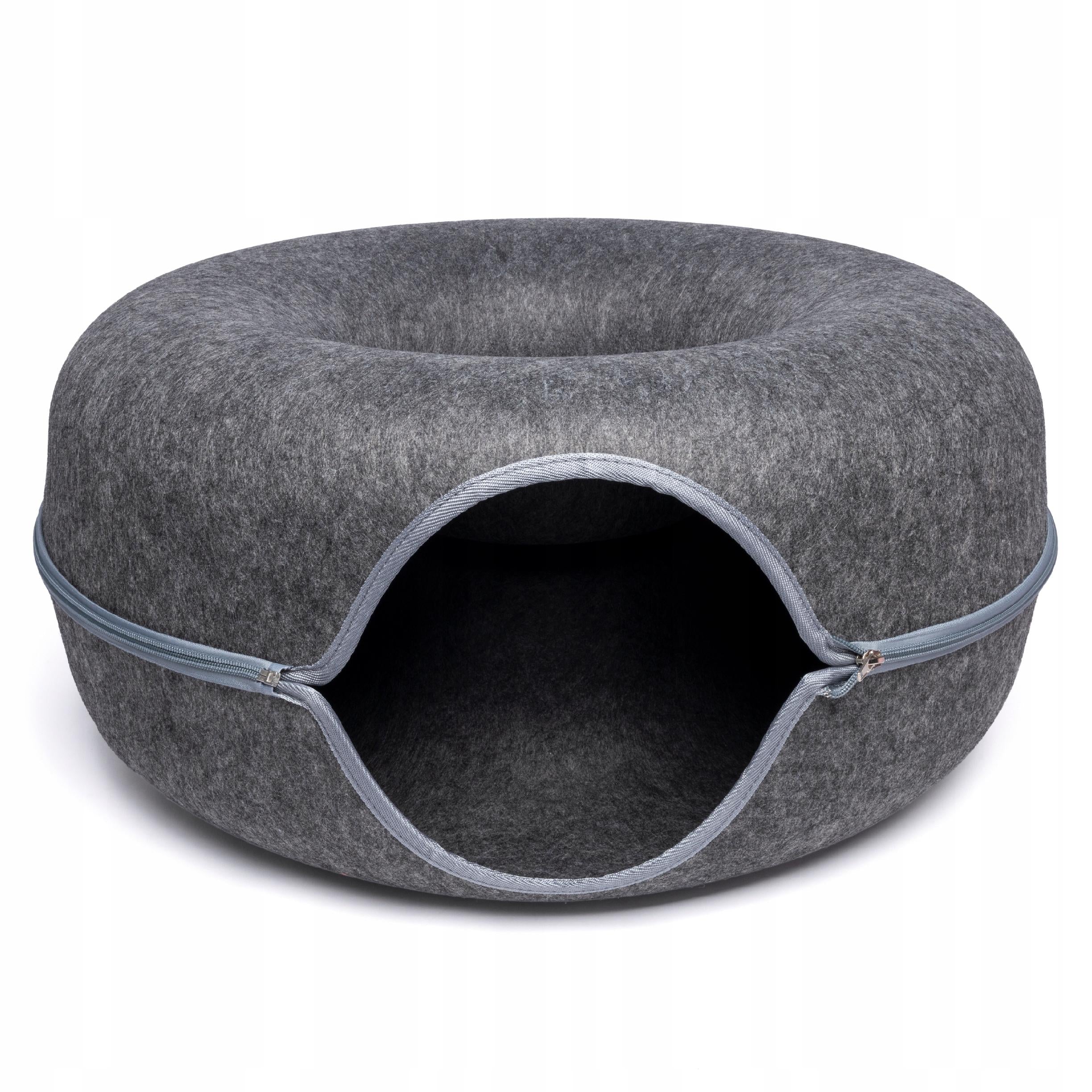 CAT TUNNEL BED ROUND DONUT COTTAGE 60 CM DARK GREY Manufacturer code 5907783088940