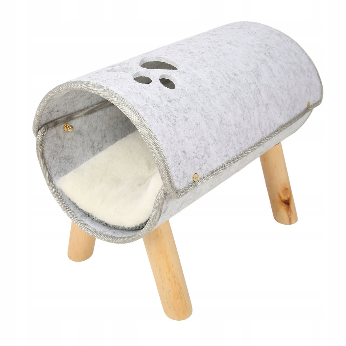 CAT TUNNEL WITH SLEEPING PLACE TO PLAY FELT WISKO