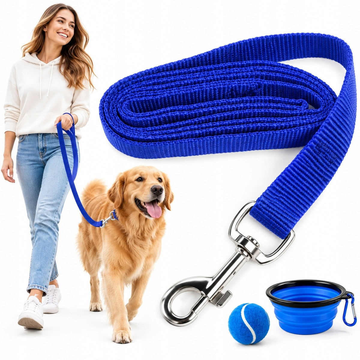 CAT WALKING HARNESS + LEASH ADJUSTABLE REFLECTIVE SIZE M