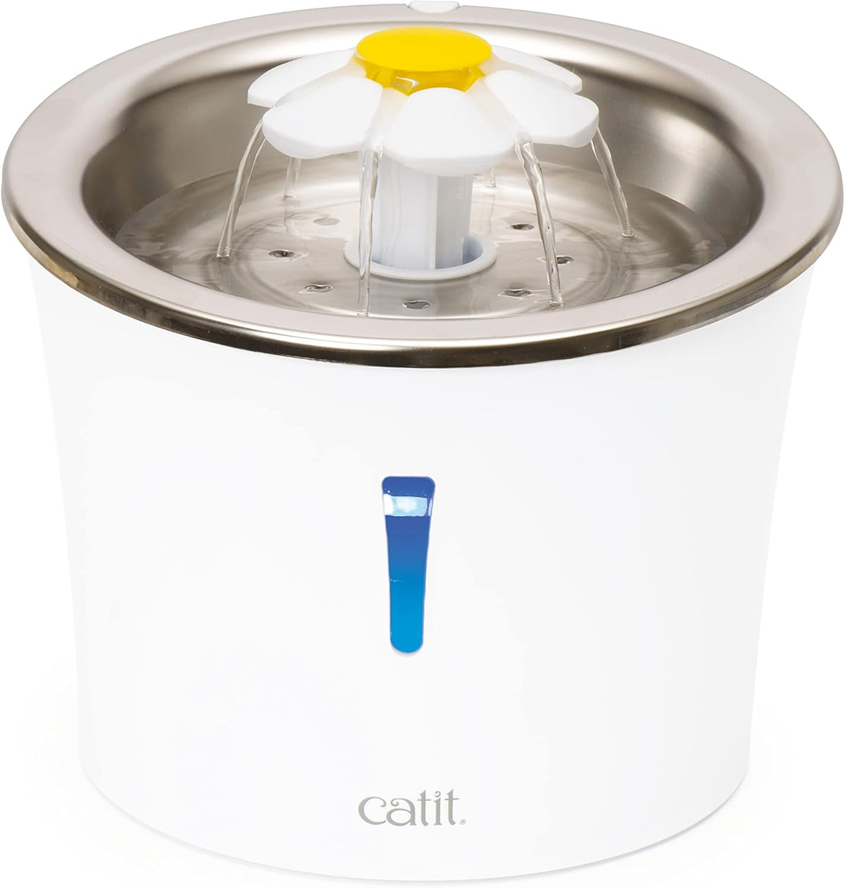 CAT WATER FOUNTAIN 3L STAINLESS STEEL LED
