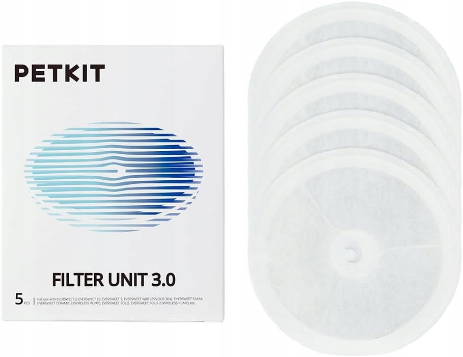 CAT WATER FOUNTAIN FILTERS REPLACEMENT FILTER SET 5 PIECES
