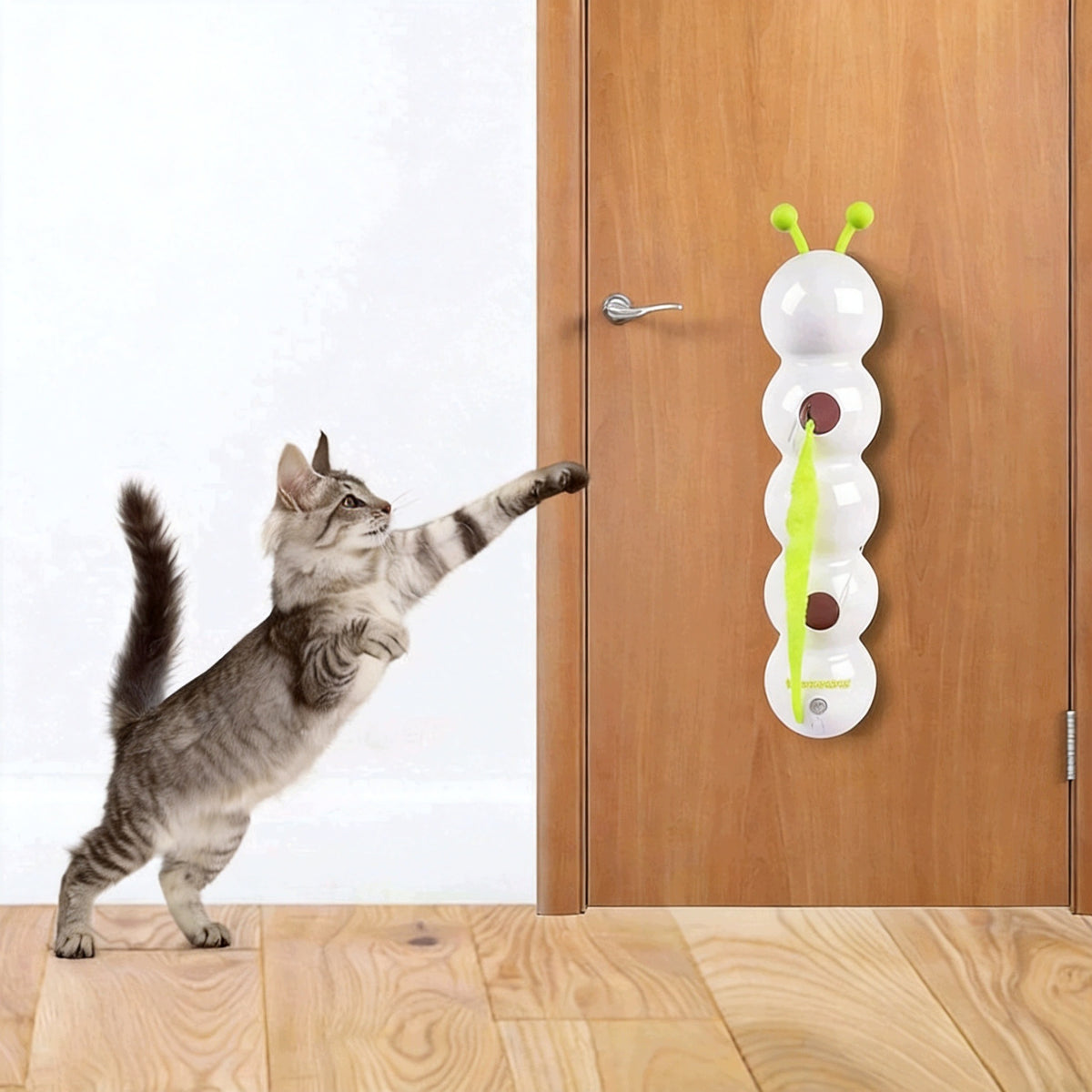 CATERPILLAR CAT TOY CAT MOVING INTERACTIVE ROD WITH SUCTION CUP Brand no brand