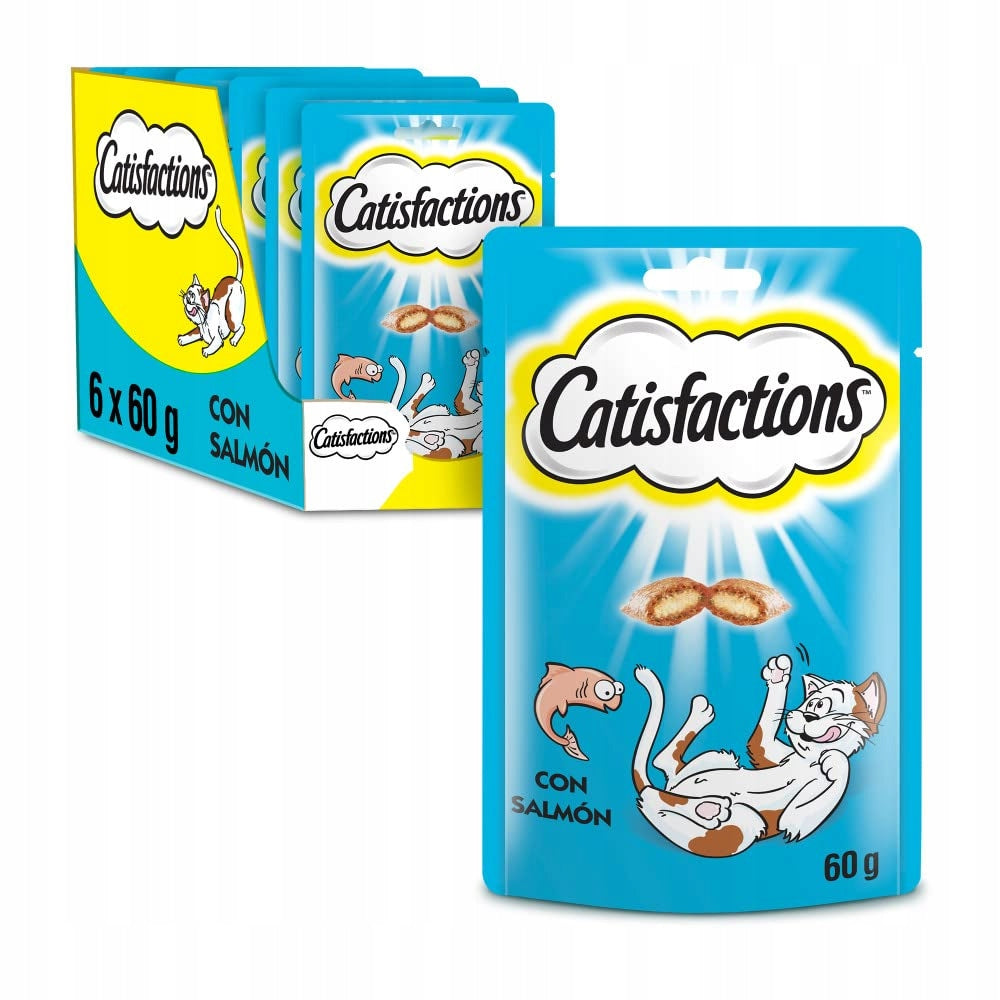 CATISFACTIONS CAT TREAT WITH DELICIOUS SALMON 60 G