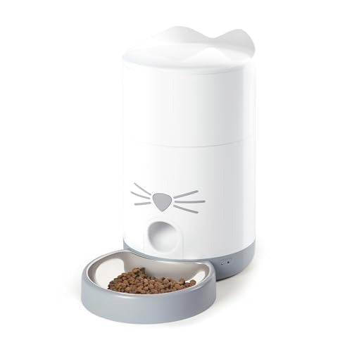 CATIT PIXI SMART CAT FOOD DISPENSER WHITE/GREY 1 2 KG Packaging status original