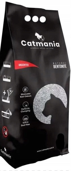 CATMANIA Natural 10L Unscented Clumping Bentonite Cat Litter