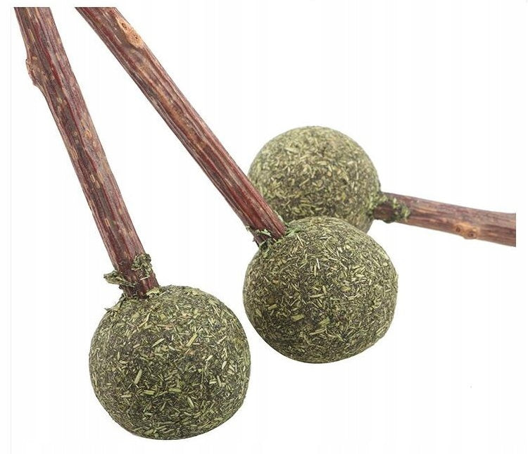 CATNIP BALL 3cm CAT TOY ball lollipop