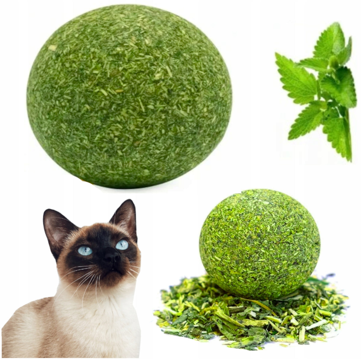 CATNIP IN A CAT BALL CATNIP TO PLAY TOY DELICACY BALL