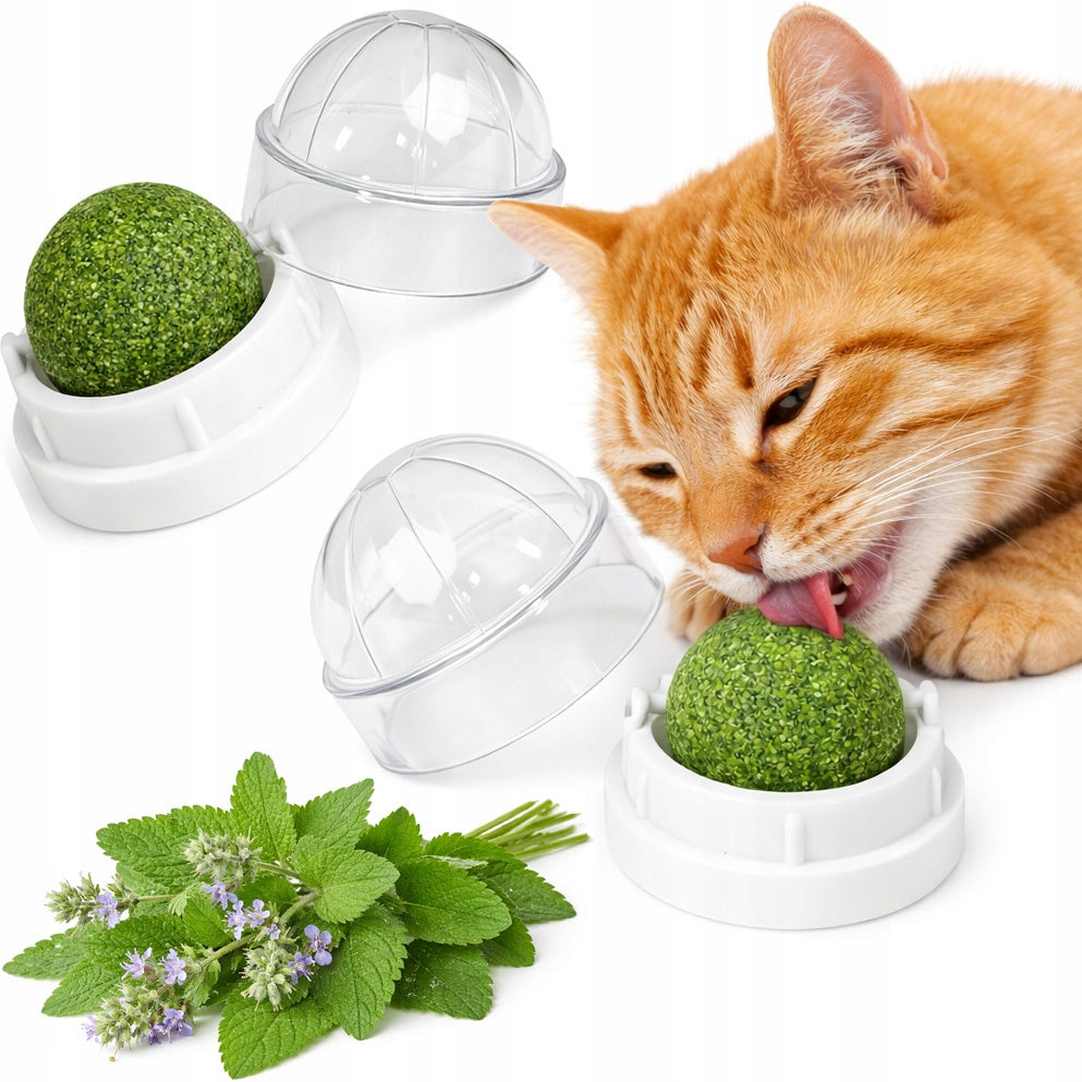 CATNIP IN BALL TOY INTERACTIVE DELICACY CAT LOLLIPOP 5cm