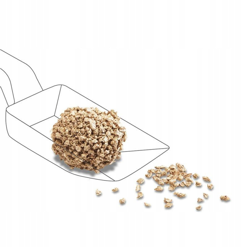 CATS BEST ORIGINAL 10L NATURAL CLUMPING WOODEN CAT LITTER -2x5L Packaging status original