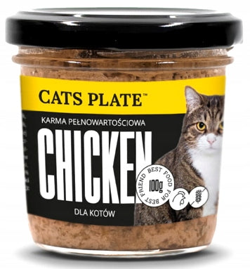 CATS PLATE CHICKEN PREMIUM cat food CHICKEN 100g