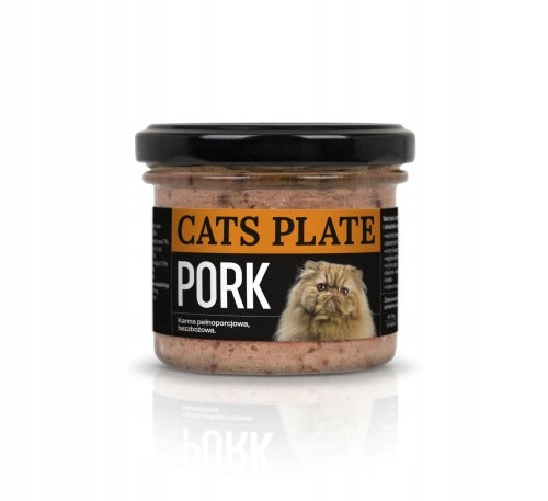 CATS PLATE PORK PREMIUM cat food PORK 100g