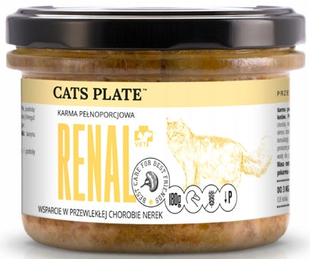 CATS PLATE VET RENAL Cat Food DUCK FOR KIDNEYS 180g