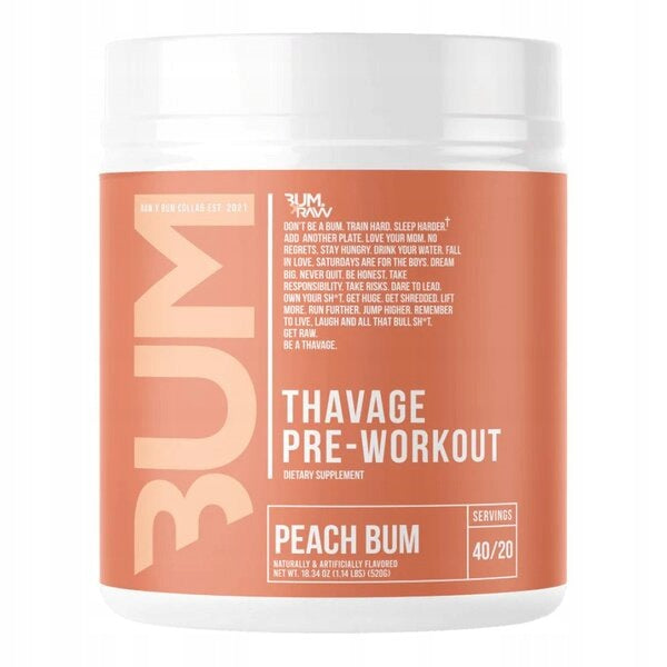 CBUM THAVAGE PRE-WORKOUT 520g pre-workout citrulline caffeine