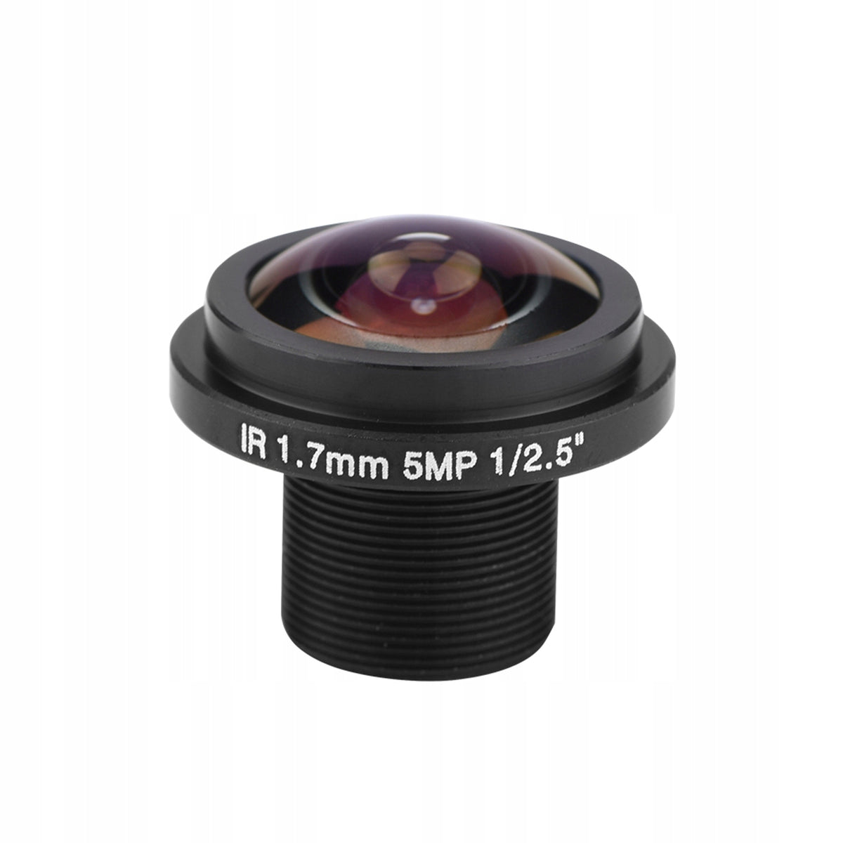 CCTV LENS WITH 1,7 MM FOCAL LENGTH AND 185° VIEWING ANGLE