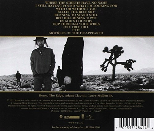 CD U2 The Joshua Tree 
