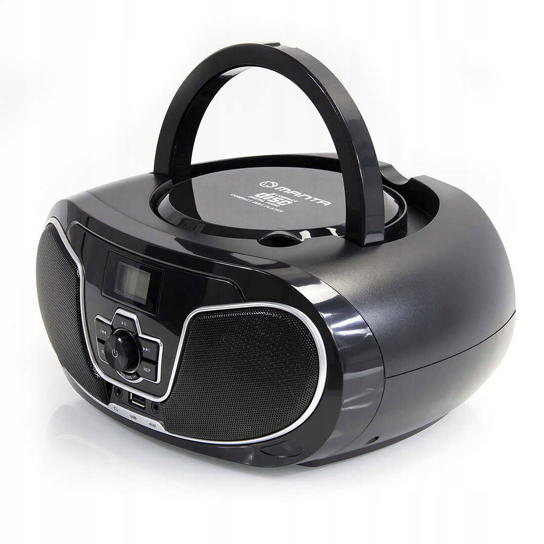 CD radio BOOMBOX Manta BBX007 USB MP3 Bluetooth AUX Black Kitchen Radio Brand Manta